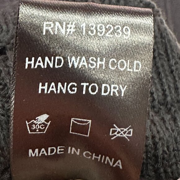 Pomander Place Womens Size S Black Ribbed Knit Sweater Adi Dress Long Sleeve - Picture 12 of 12